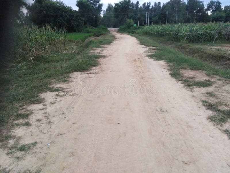 Raw Mud Road stock photo. Image of indian, village, road 159603592