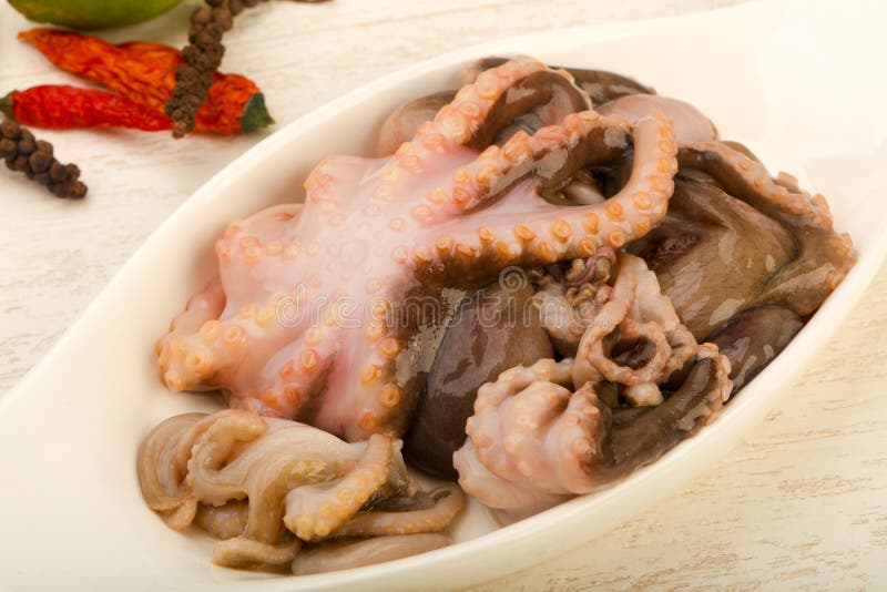 Raw octopus stock photo. Image of healthy, octopus, food 112066442