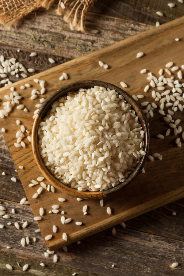 Raw Organic Arborio Rice stock image. Image of arborio 72419145