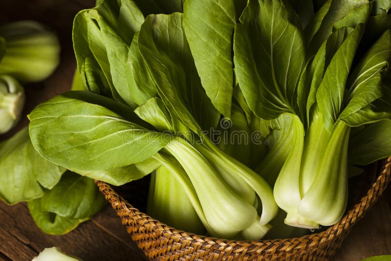 Raw Organic Baby Bok Choy