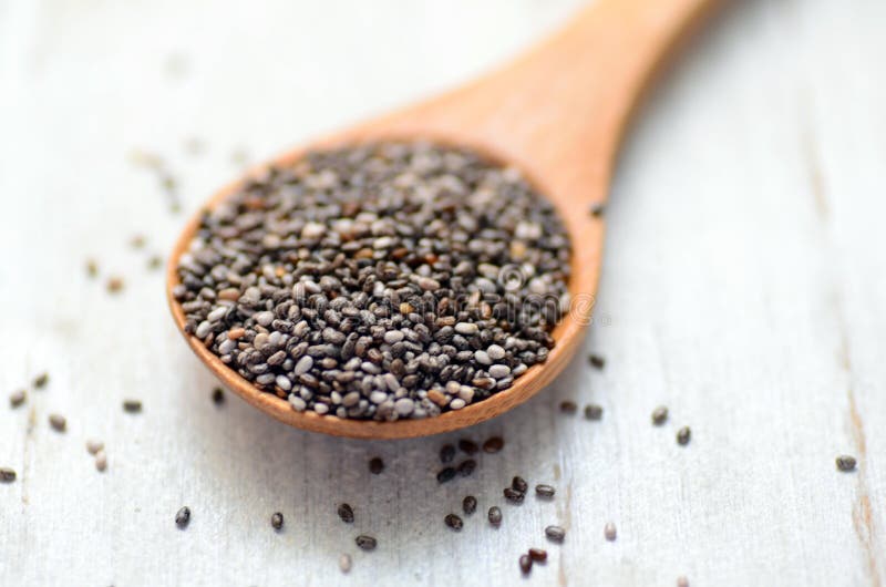 Raw organic chia seeds stock image. Image of nutrient 56016793