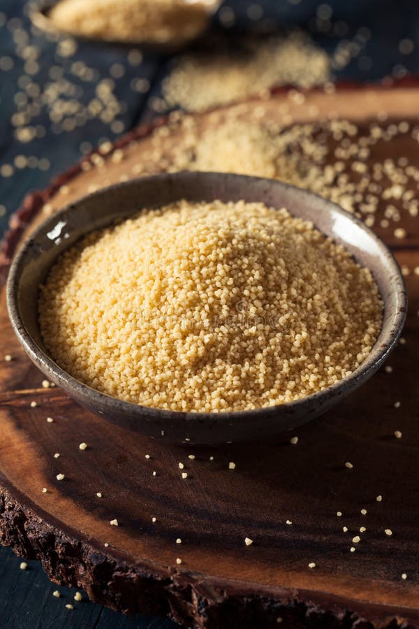 Raw Organic French Couscous Stock Photo Image of french, cuscus 72673432