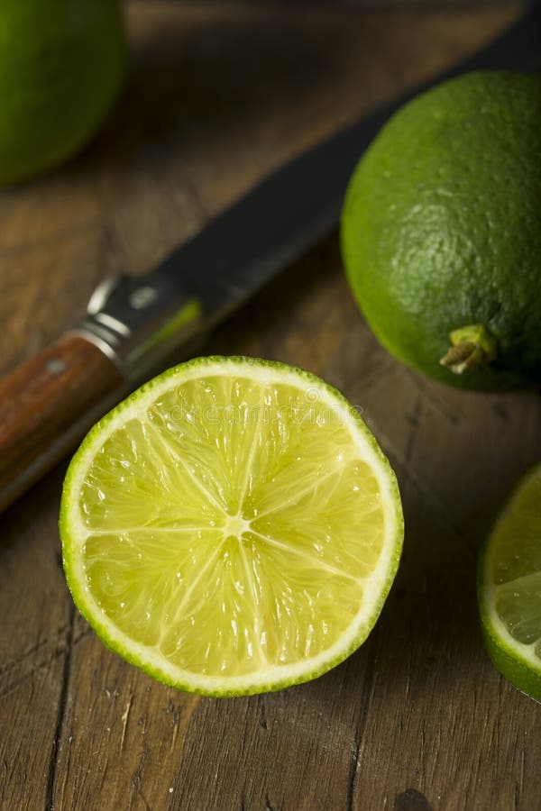 Raw Organic Green Fresh Limes Stock Photo Image of limes, delicious