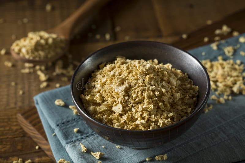 Raw Organic Textured Vegetable Protein Stock Photo Image of healthy, ingredient 83765354