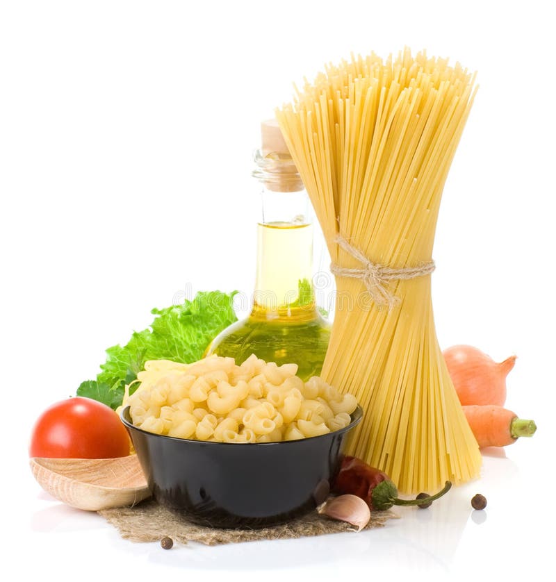 Healthy pasta ingredients stock image. Image of food 21052349
