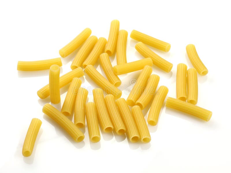 Raw Pasta Sedani royalty free stock image