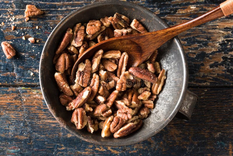 Chopped Pecan Bowl Isolated Stock Photos Free & RoyaltyFree Stock