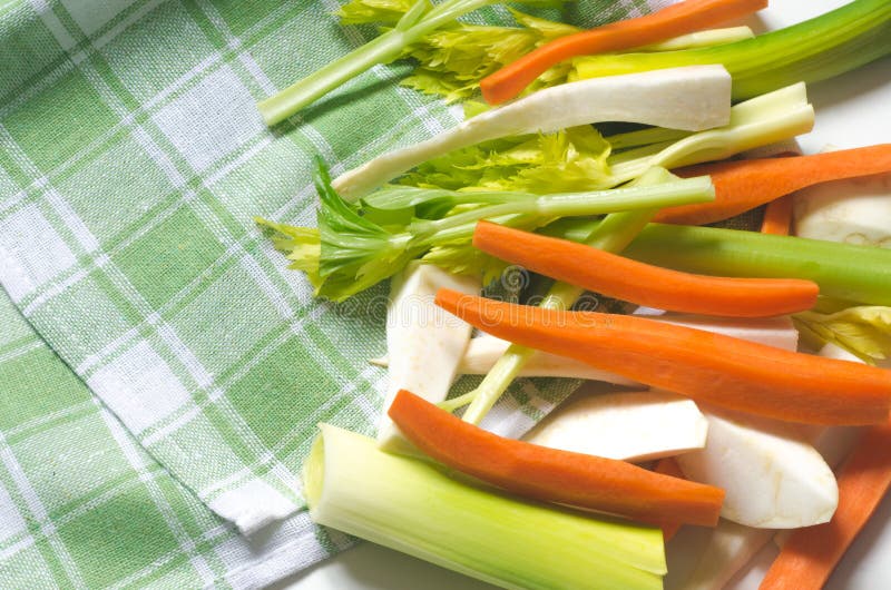 Raw Peeled Vegetables Closeup Stock Image Image of cooking, kitchen