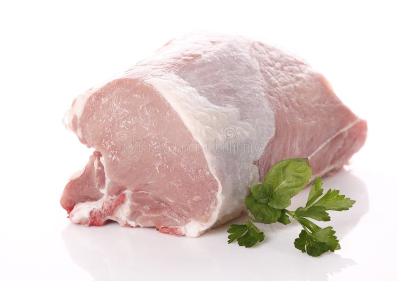 Raw pork chops