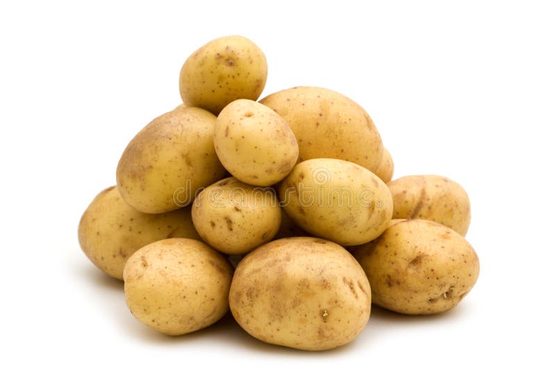 Raw potatoes