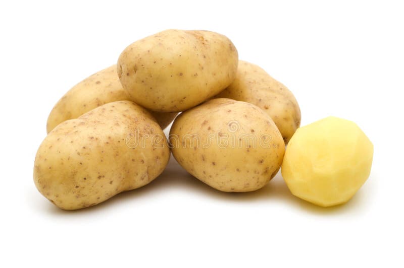 Raw potatoes