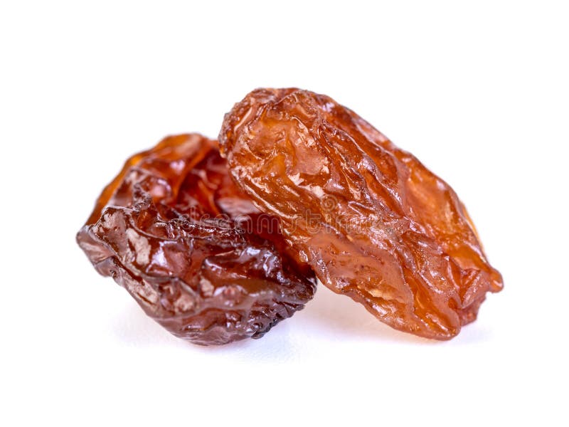 Dried Grape Raisins on a White Background Stock Photo - Image of grape ...