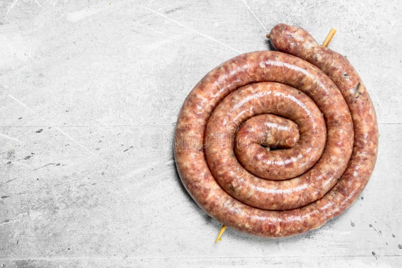 Raw Sausage with Beef and Pork Stock Photo Image of cooking, rosemary 141920270