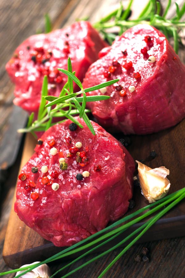 Raw steaks stock image. Image of fillet, sirloin, cooking 37936191