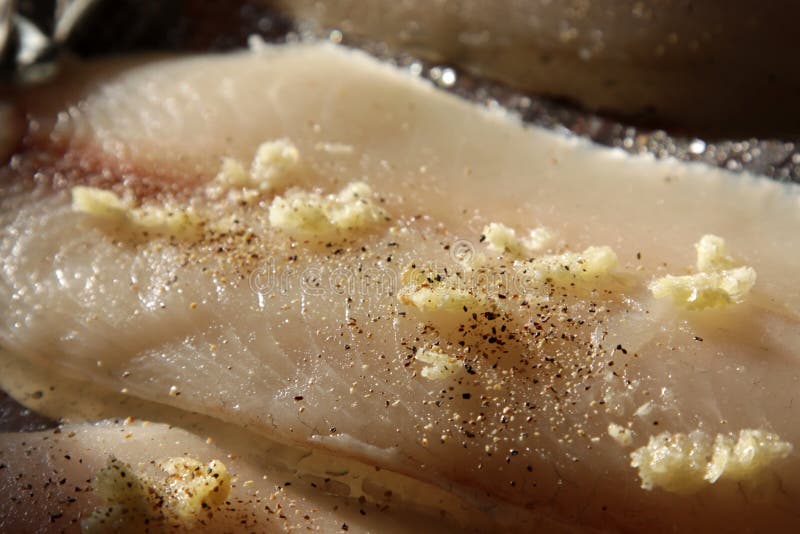 Raw Tilapia stock image. Image of uncooked, garlic, salt 20907717
