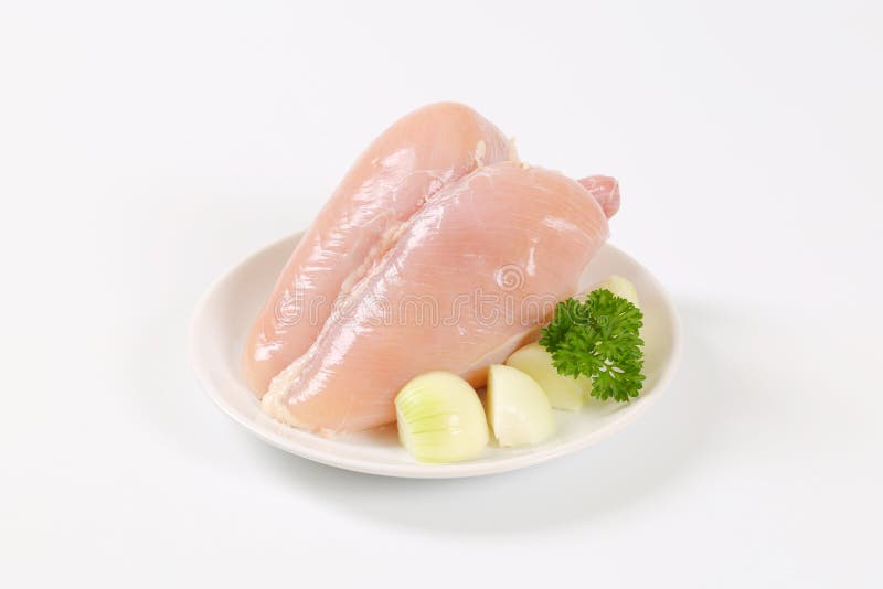 Raw chicken breasts stock photo. Image of white, closeup 7604110