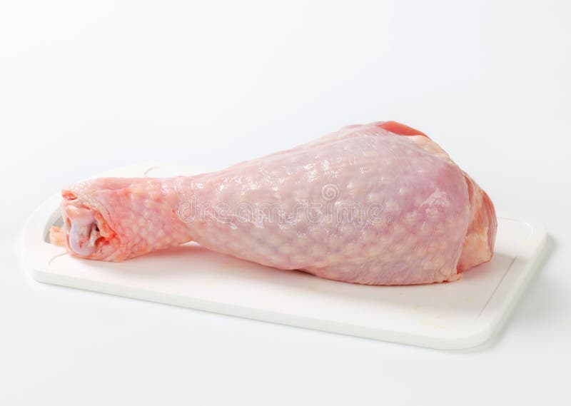 Raw turkey drumstick stock image. Image of isolated, food 29683059