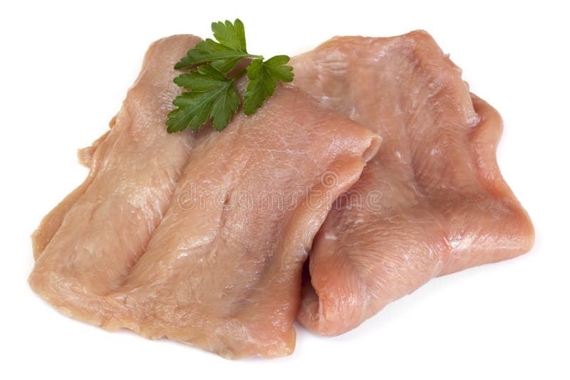 Raw veal fillets stock photo. Image of cattle, sliced 45102092