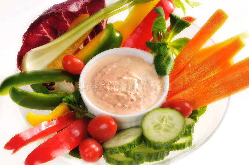 Raw Vegetables Salad