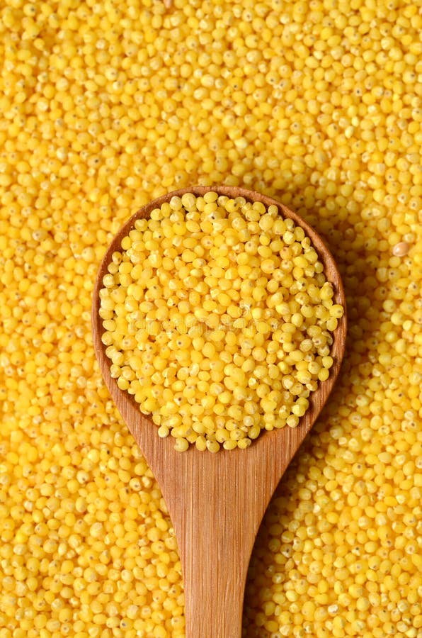 Raw yellow millet stock image. Image of crop, millet 65356155