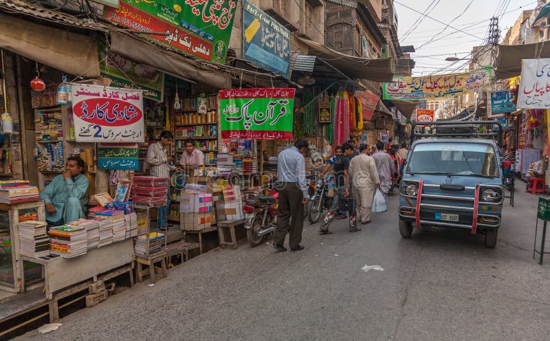 Rawalpindi bazar, Pakistan