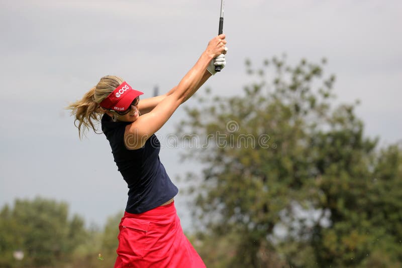 Anna Rawson from Australia , Ladies European Tour Golf, Castelllon, spain, 2006, hitting drive. Anna Rawson from Australia , Ladies European Tour Golf, Castelllon, spain, 2006, hitting drive