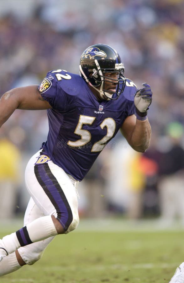 Baltimore Ravens LB Ray Lewis, #57. (Image taken from color slide.)