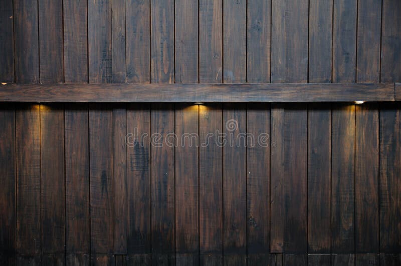 Ray light on antique wooden wall