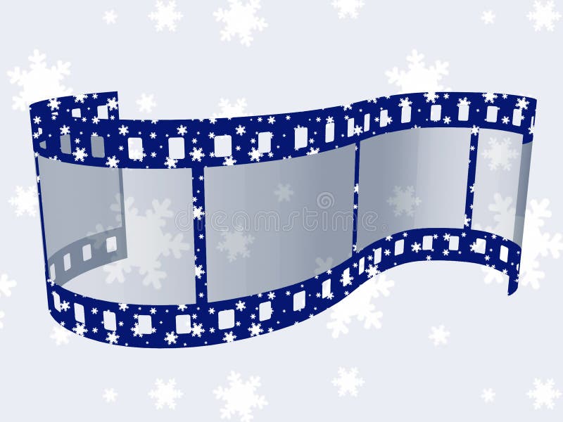 Raya de la película de la Navidad libre illustration Raya de la película de la Navidad libre illustration