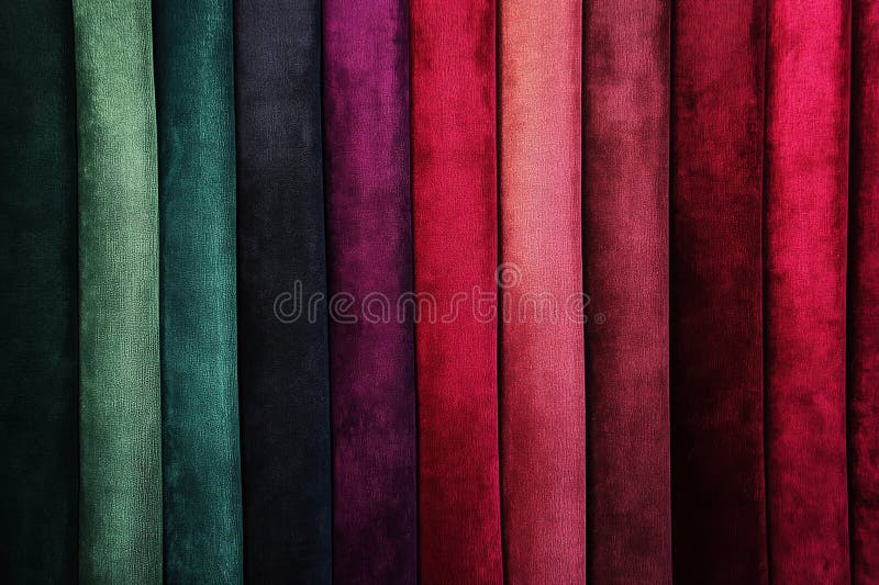 Rayas de gradiente verticales en colores intensos que se mezclan entre el burdeos y el verde esmeralda con un foto de archivo libre de regalías
