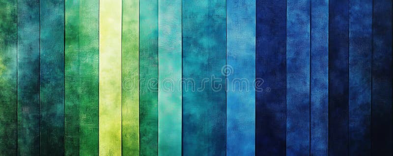 Rayas de gradiente verticales en tonos de joyas que combinan el azul zafiro con el verde esmeralda con un foto de archivo libre de regalías