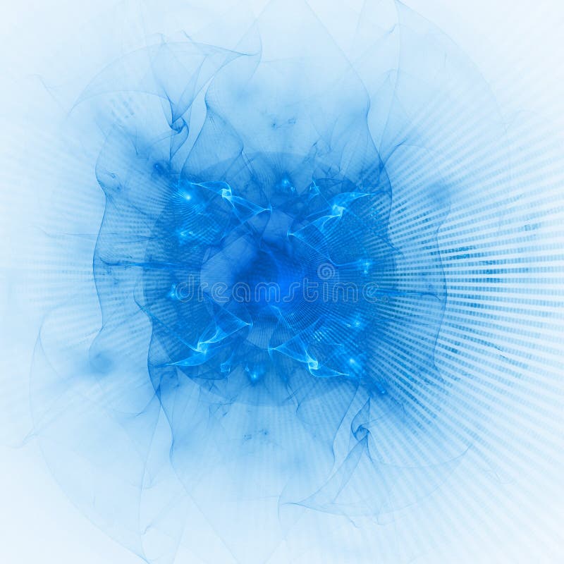 Rayons bleus lumineux illustration de vecteur