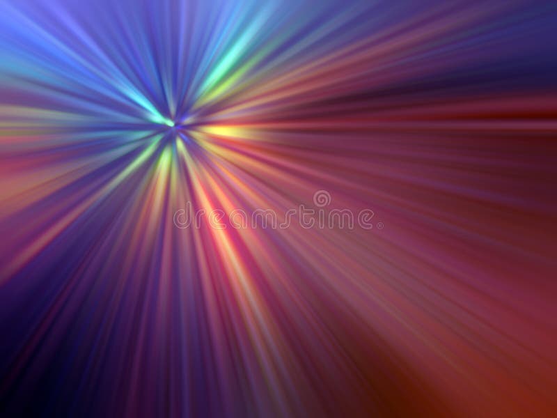 Abstract of Multicoloured Light Rays. Abstract of Multicoloured Light Rays