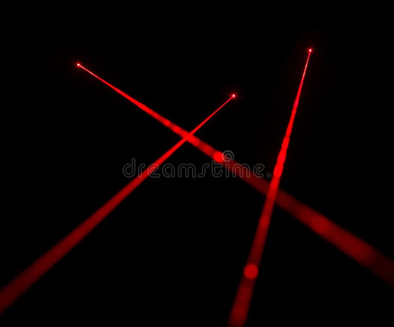 Definitivo secuencia presumir Rayos laser rojos foto de archivo. Imagen de ciencia - 109452058