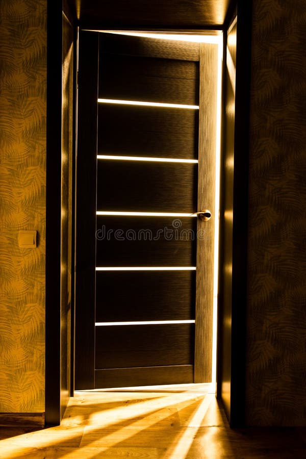 Rays of Light from the Door in a Dark Room Stock Photo Image of idea, interior 109878038