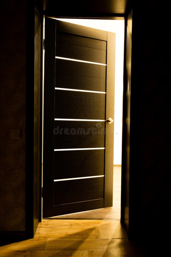 Rays of Light from the Door in a Dark Room Stock Photo Image of doorway, idea 109878028
