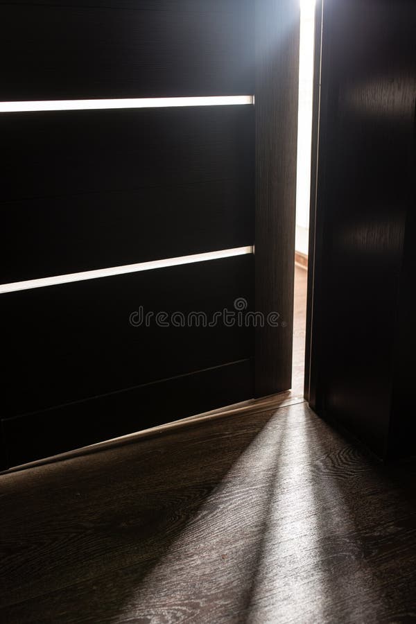 Rays of Light from the Door in a Dark Room Stock Photo Image of house, open 112560814