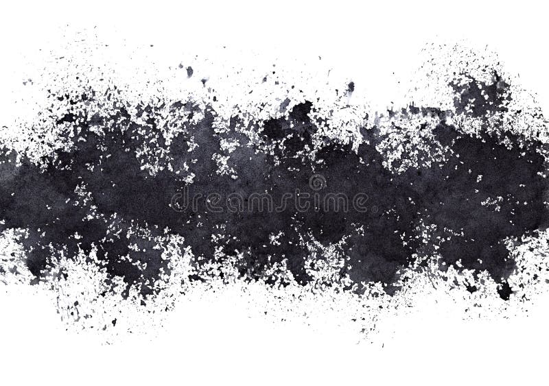 Rayure des taches noires de peinture illustration de vecteur Rayure des taches noires de peinture illustration de vecteur