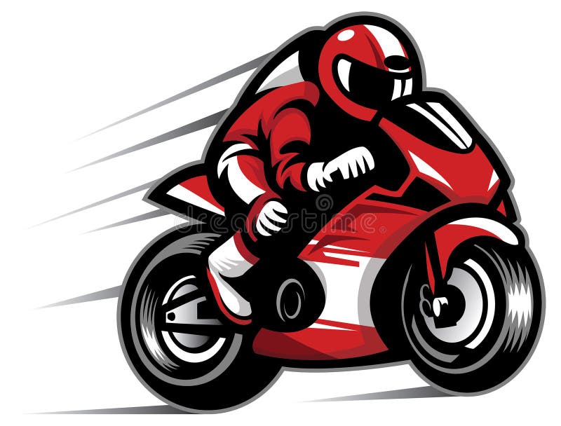 Raza de la motocicleta libre illustration Raza de la motocicleta libre illustration