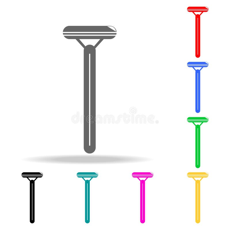 Razor linear icon. Shaving razor icon. Barber Element multi colored icons for mobile concept and web apps. icon for website design vector illustration Razor linear icon. Shaving razor icon. Barber Element multi colored icons for mobile concept and web apps. icon for website design vector illustration