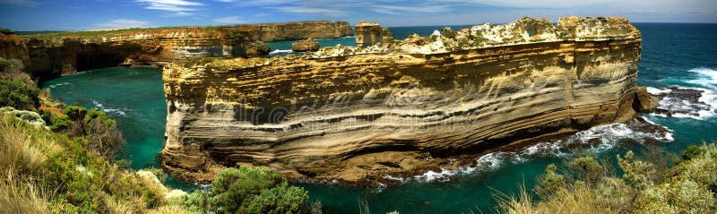 Razorback in Loch Ard Gorge, Great Ocean Road, Australia. Razorback in Loch Ard Gorge, Great Ocean Road, Australia.