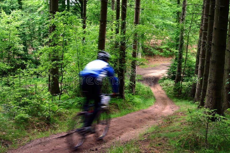 Corrida de bicicleta fotografia de stock royalty free