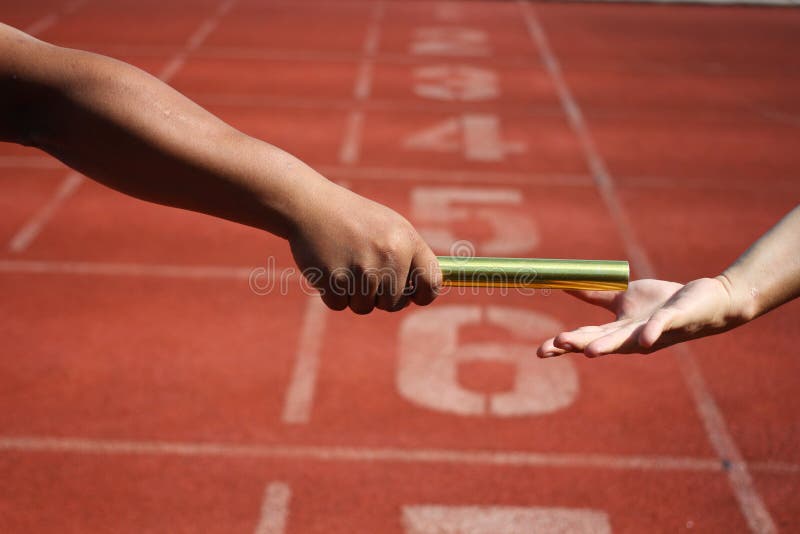 Raça de relé imagem de stock Raça de relé imagem de stock