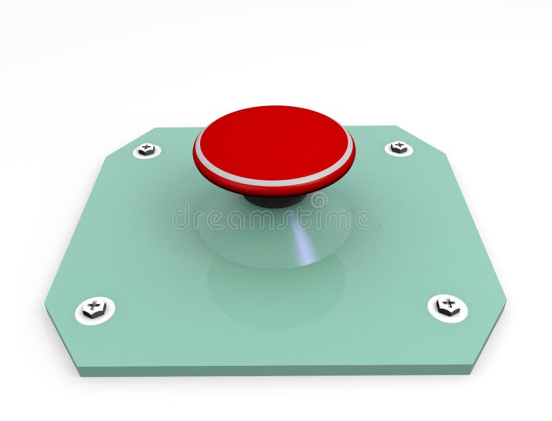 Raźny guzik royalty ilustracja