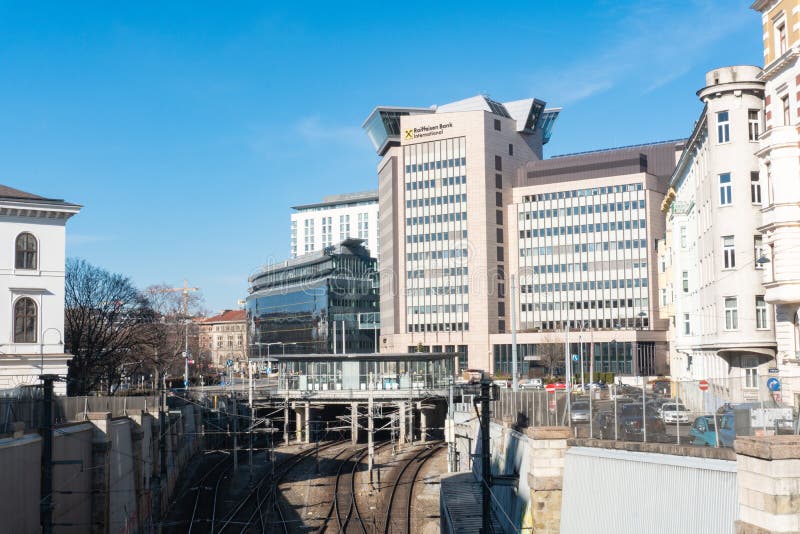 RBI. Raiffeisen Bank International. Headquarters in Vienna, Austria