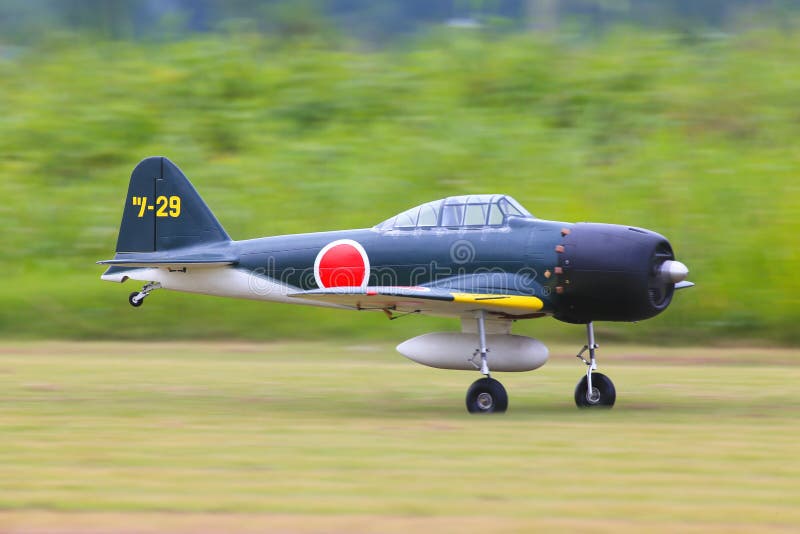 Rc scale plane take off. stock photos Rc scale plane take off. stock photos