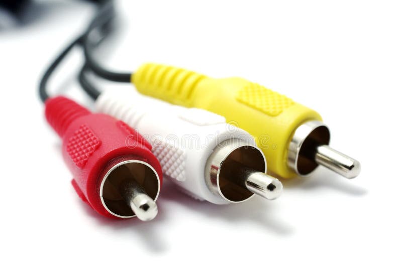 RCA connectors isolated.