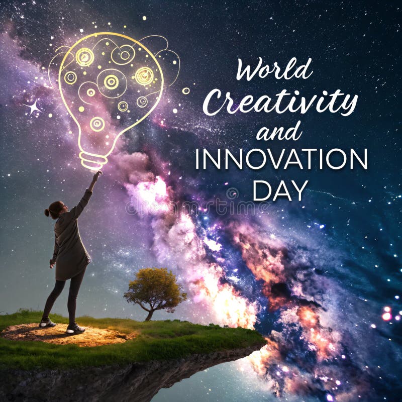 Reaching for Innovation a Cosmic Vision of Creativity Stock