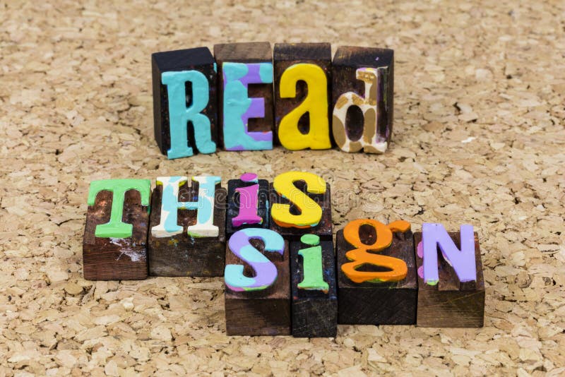 Read this sign learn pay attention knowledge education training royalty free stock photo Read this sign learn pay attention knowledge education training royalty free stock photo