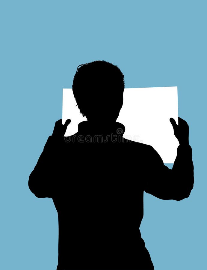 Illustration of a man reading. Man reading magazine illustrations